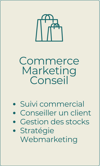 competences dans le commerce